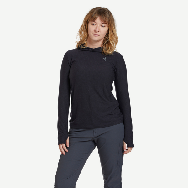 パーカー・フーディ IONSEOUL Wave 2Way Knit BBZ153 Women's Fortis 150 Rock Hoody